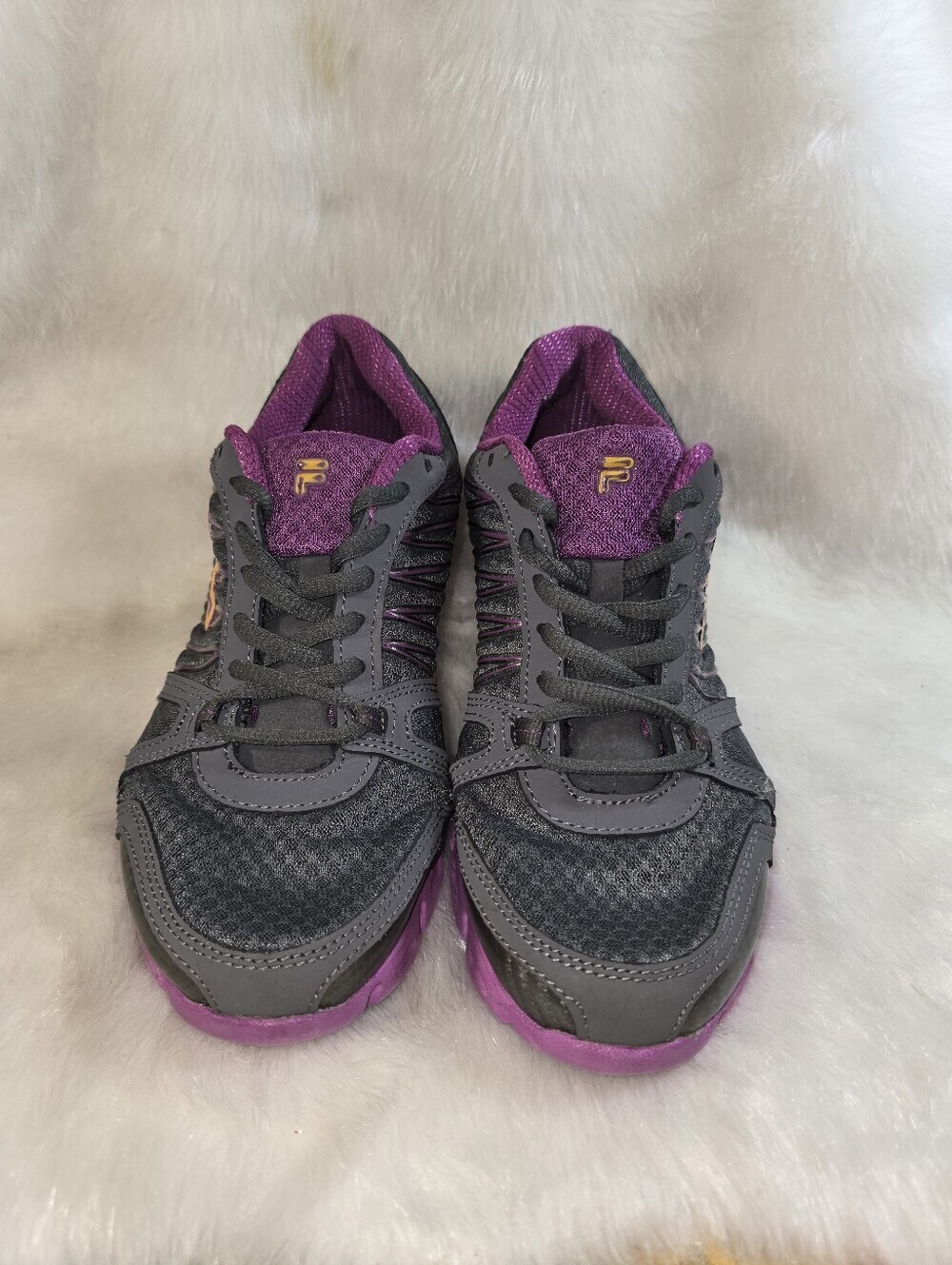 FILA Fresh 3 Gray & Purple Women's Running Shoes - Picture 6 of 12